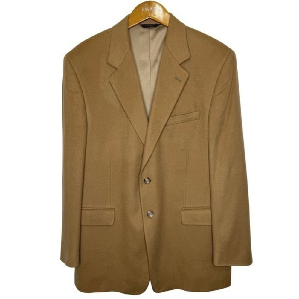 Joseph & Lyman For Bloomingdales Cashmere‎ Blazer Mens 42R Tan